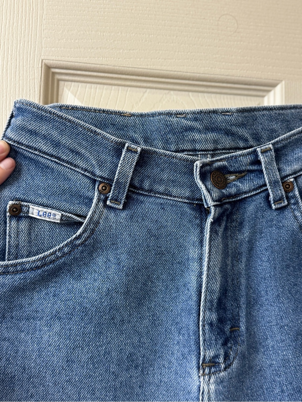 Lee Original Jeans - Size 2 - Classic Medium Wash